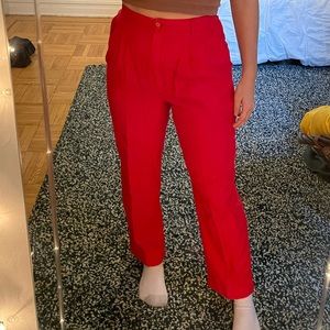 Vintage Red Pants